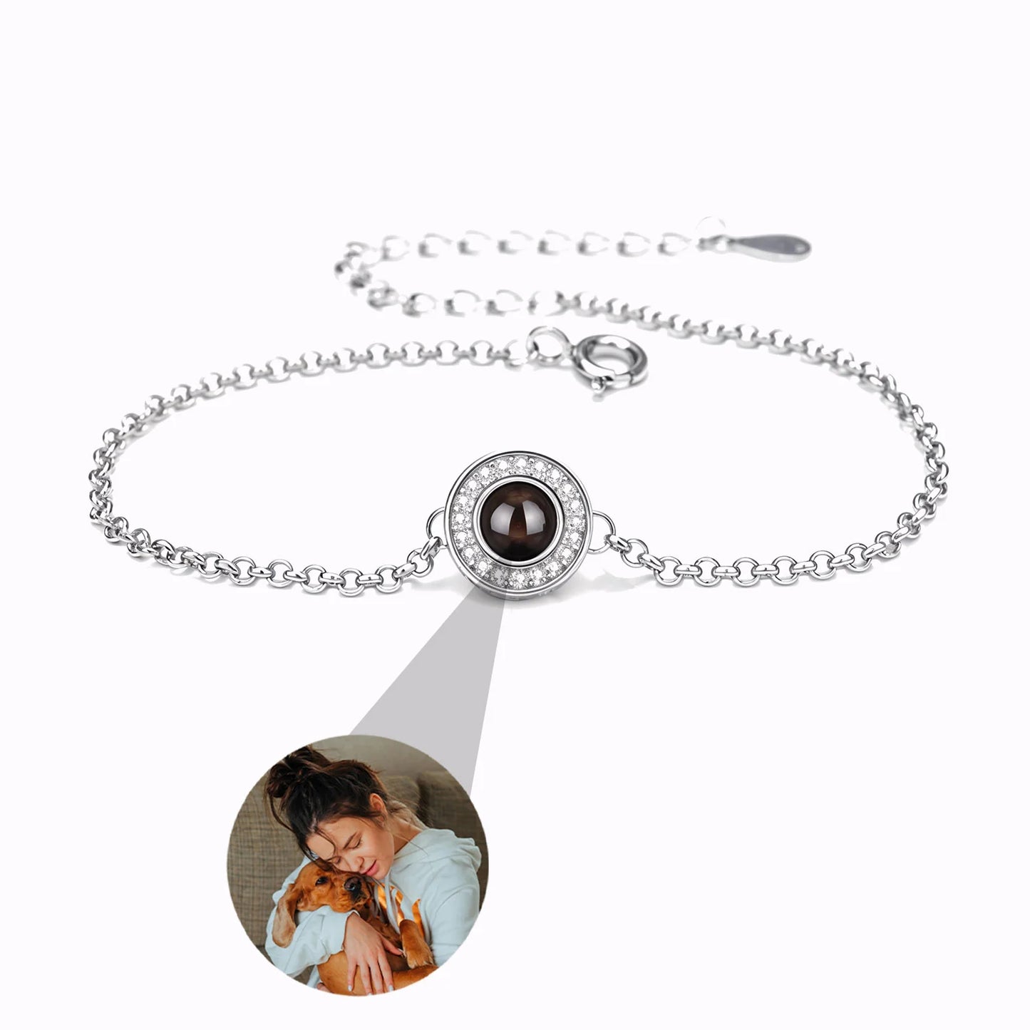 Pulsera Reflejo de Sol con Foto personalizada