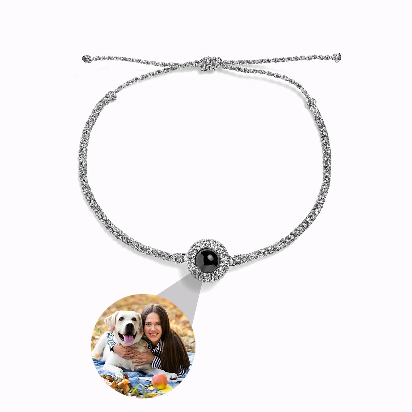 Pulsera Eternidad con Foto personalizada