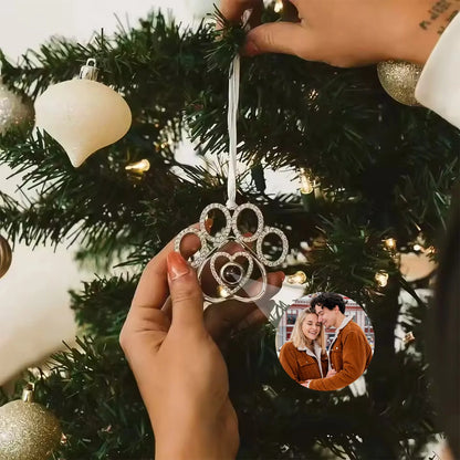 Adorno Huella Eterna con Foto Personalizada