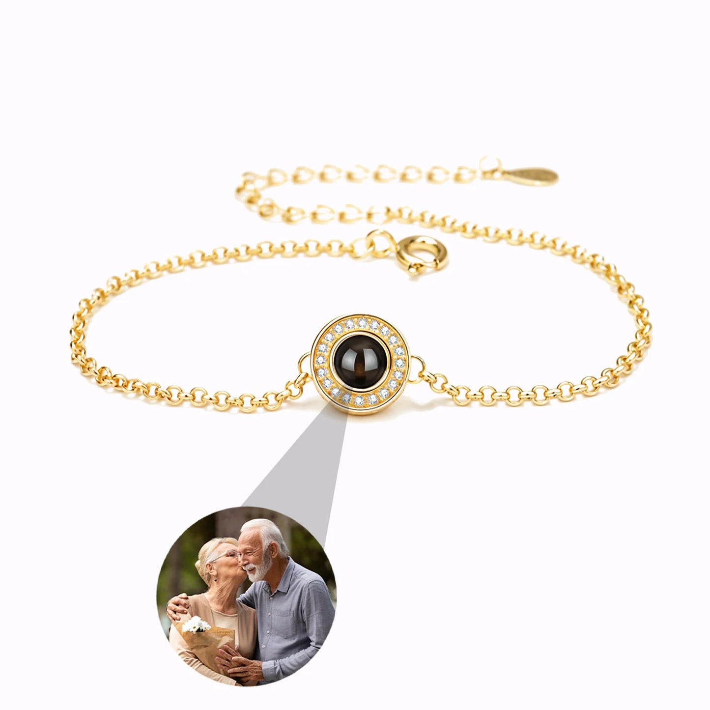 Pulsera Reflejo de Sol con Foto personalizada