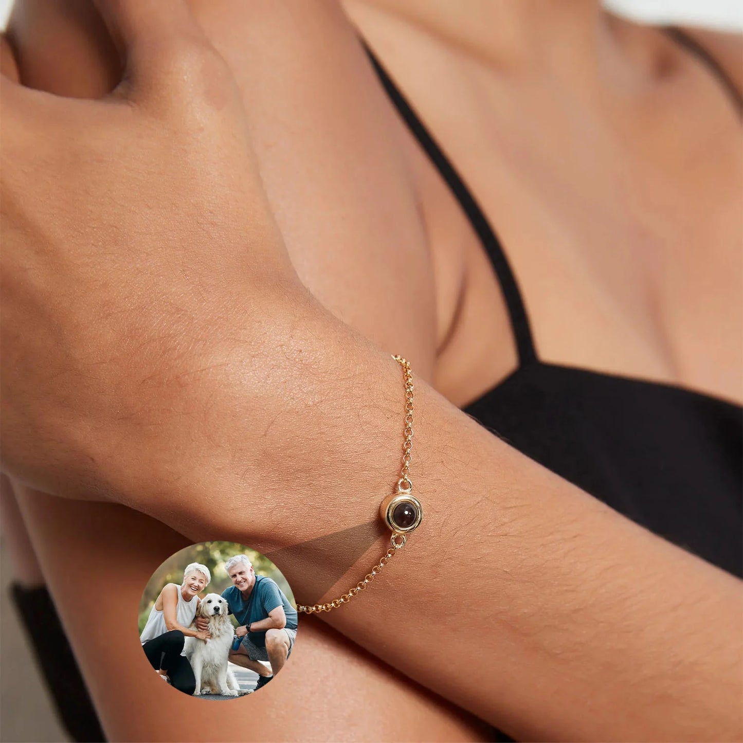 Pulsera Eco del Tiempo con Foto personalizada