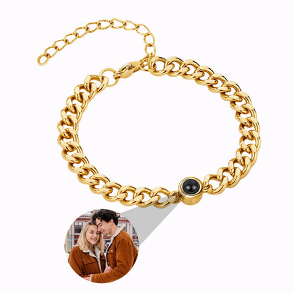Pulsera Lazo Eterno con Foto personalizada
