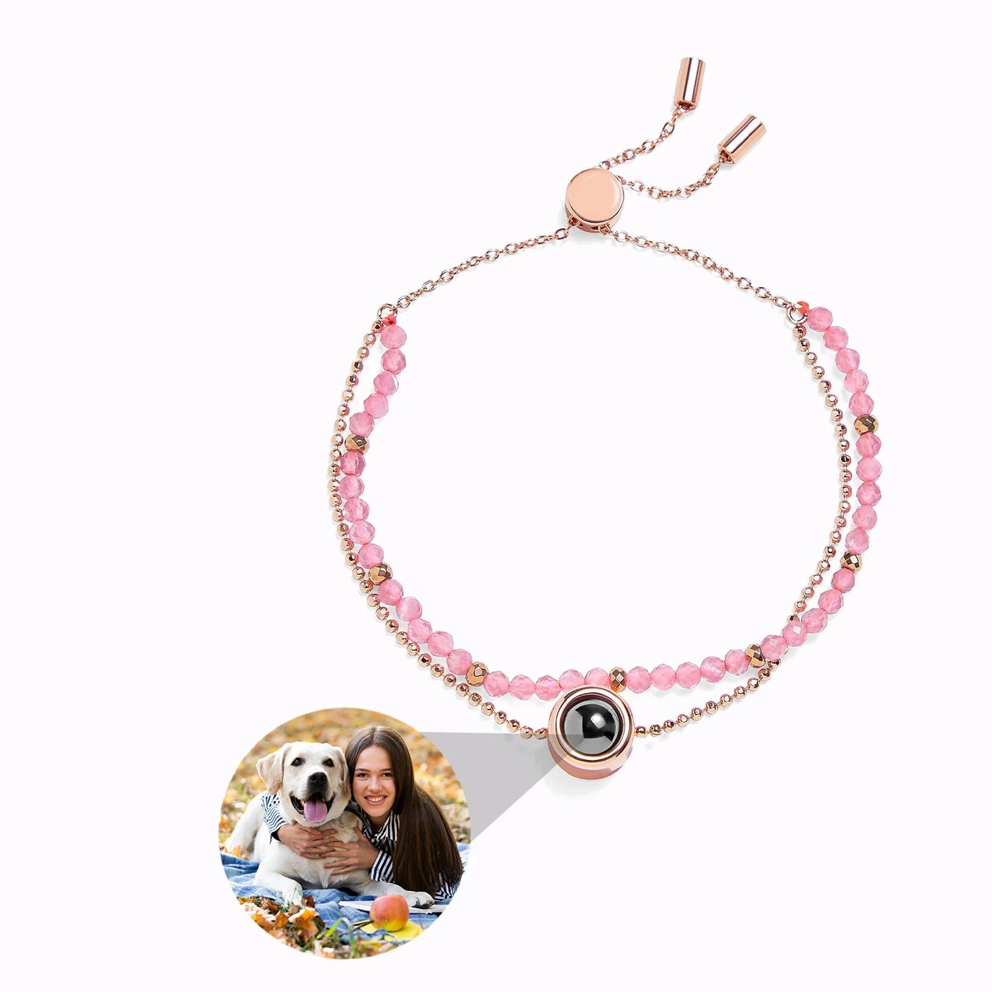 Pulsera Cristal con Foto personalizada