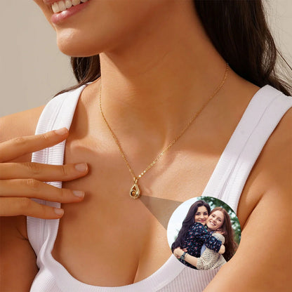 Collar Lágrima del Tiempo con Foto Personalizada