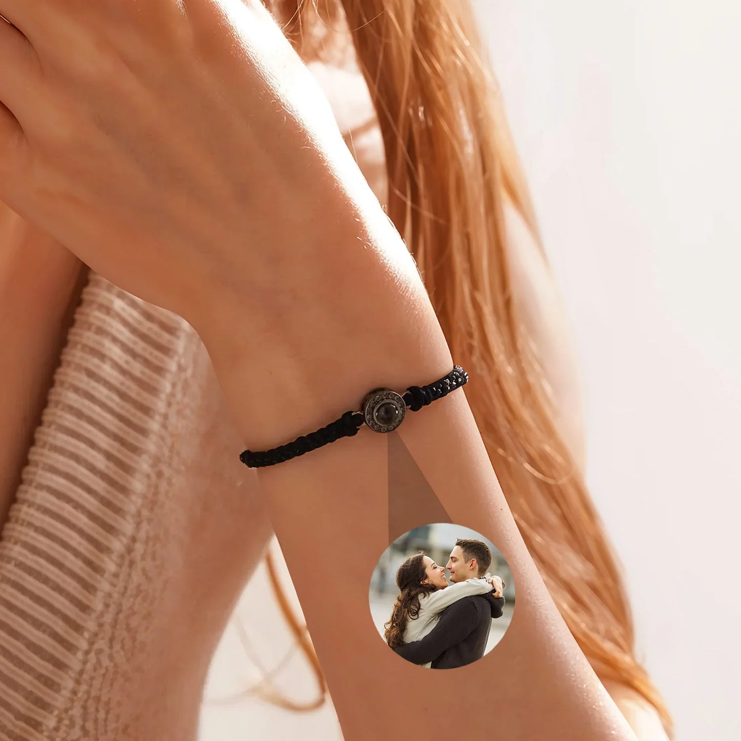 Pulsera Eternidad con Foto personalizada