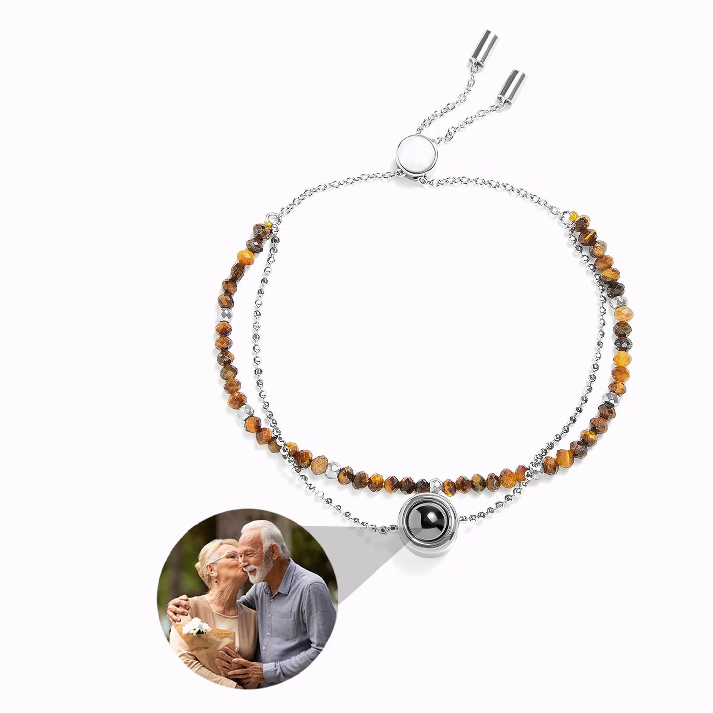 Pulsera Cristal con Foto personalizada