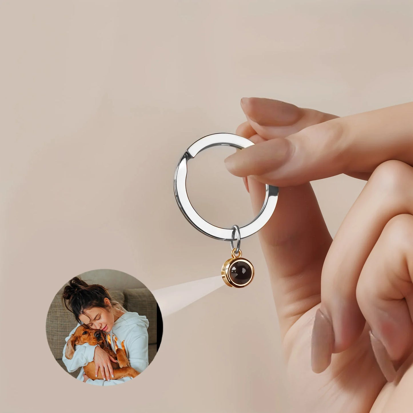 Llavero Recuerdo con Foto personalizada