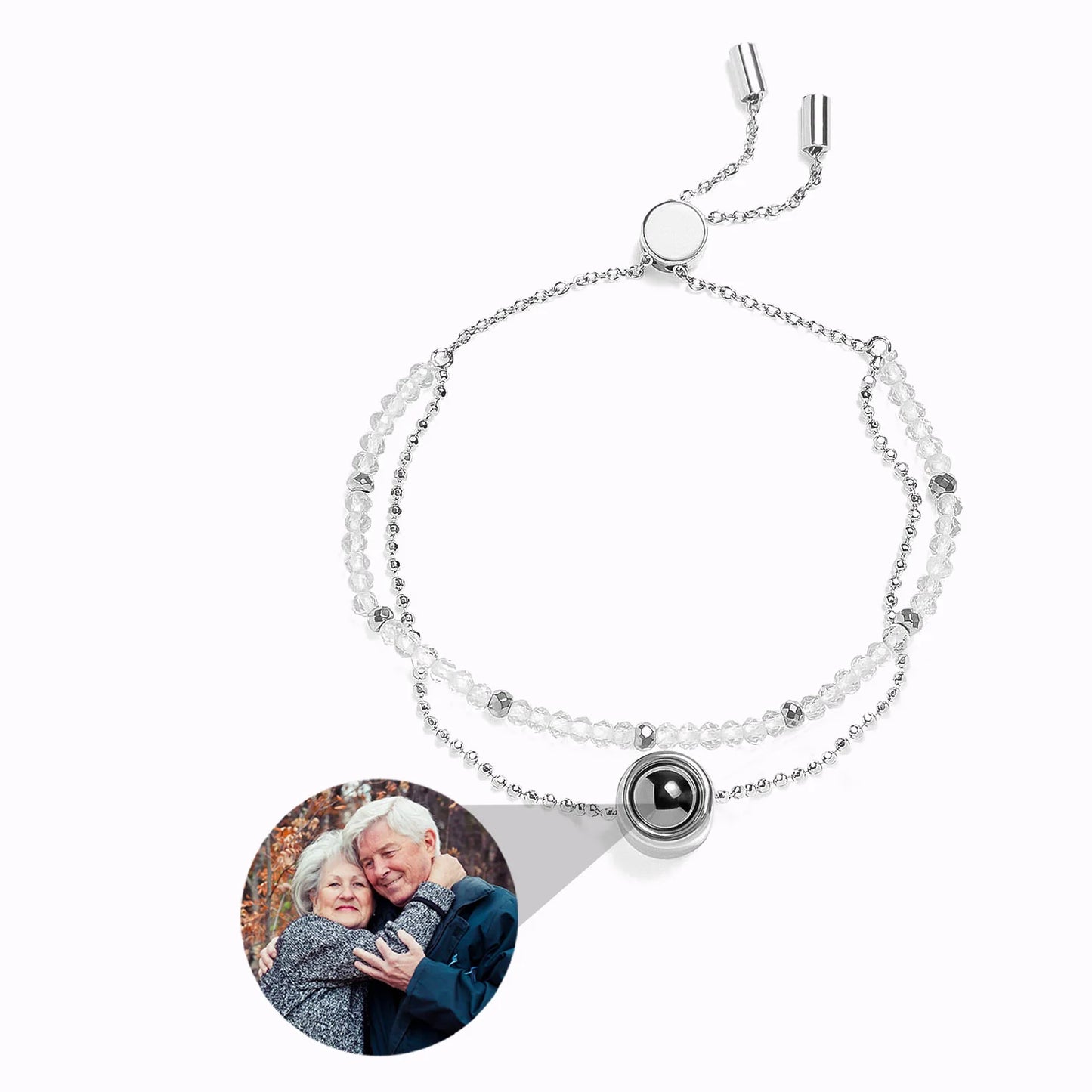 Pulsera Cristal con Foto personalizada