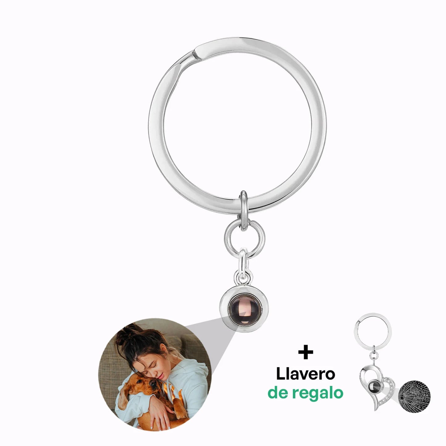 Llavero Recuerdo con Foto personalizada