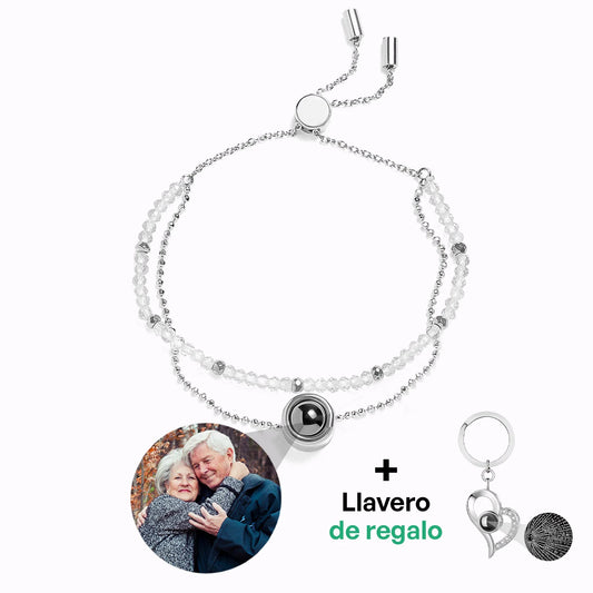 Pulsera Cristal con Foto personalizada