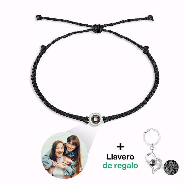 Pulsera trenzada con Foto personalizada