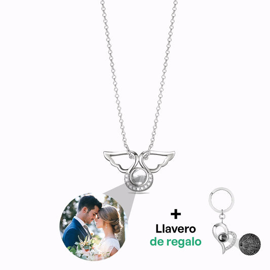 Collar Ángel con Foto personalizada