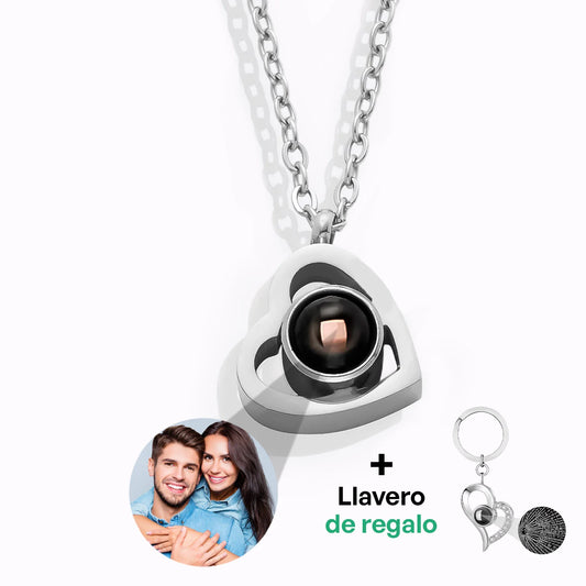 Collar Corazón con Foto personalizada