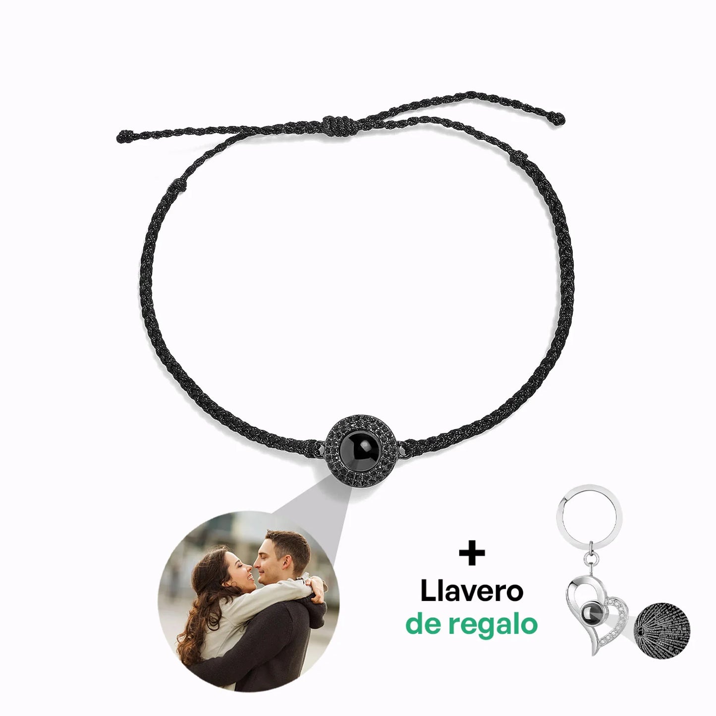 Pulsera Eternidad con Foto personalizada