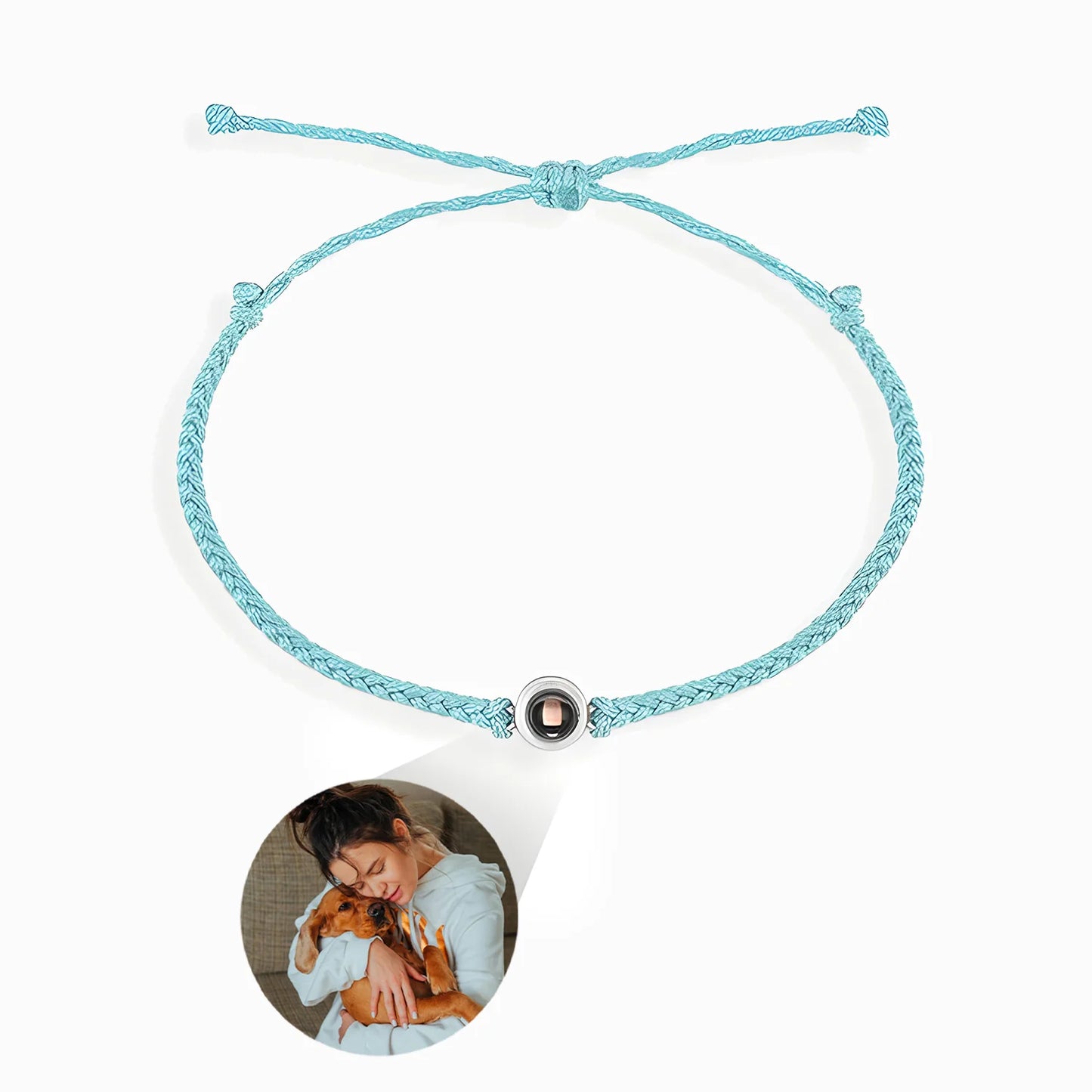 Pulsera trenzada con Foto personalizada